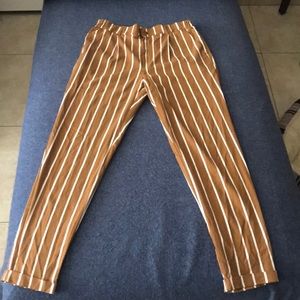 High wasted striped pants